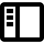Show Sidebar SVG Icon